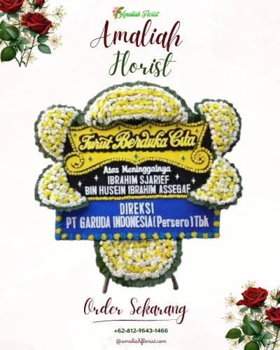 Papan Bunga Duka di Clekatakan
